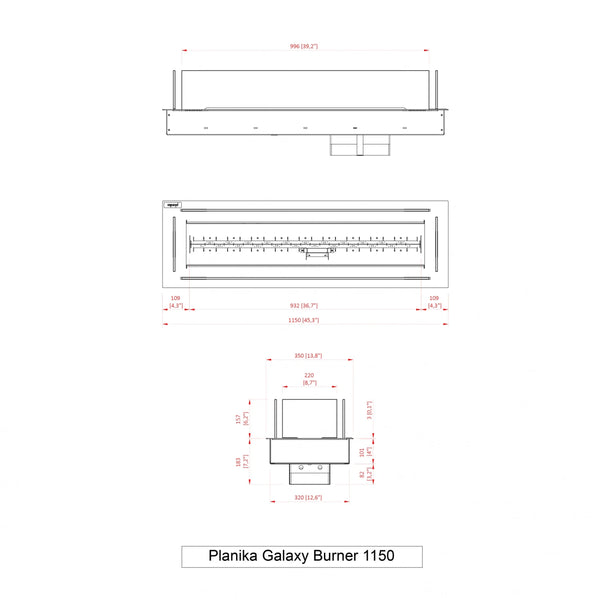 Planika Galaxy 1150 Gas Brandkar