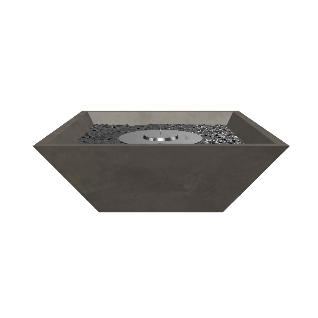 Nova 600 - Bone Outdoor Bioethanol Fireplace