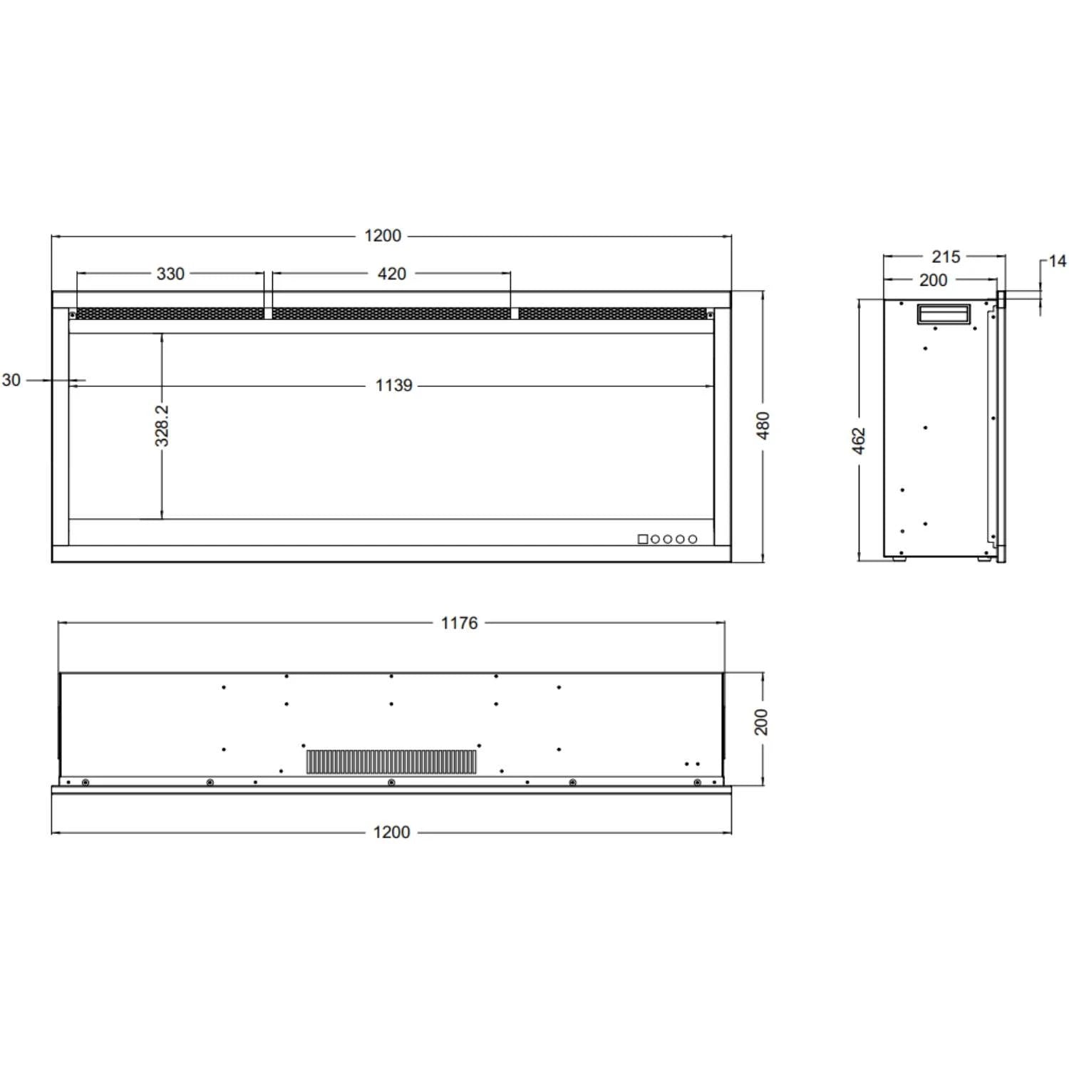 Royal 3D Elpejs - 120 cm