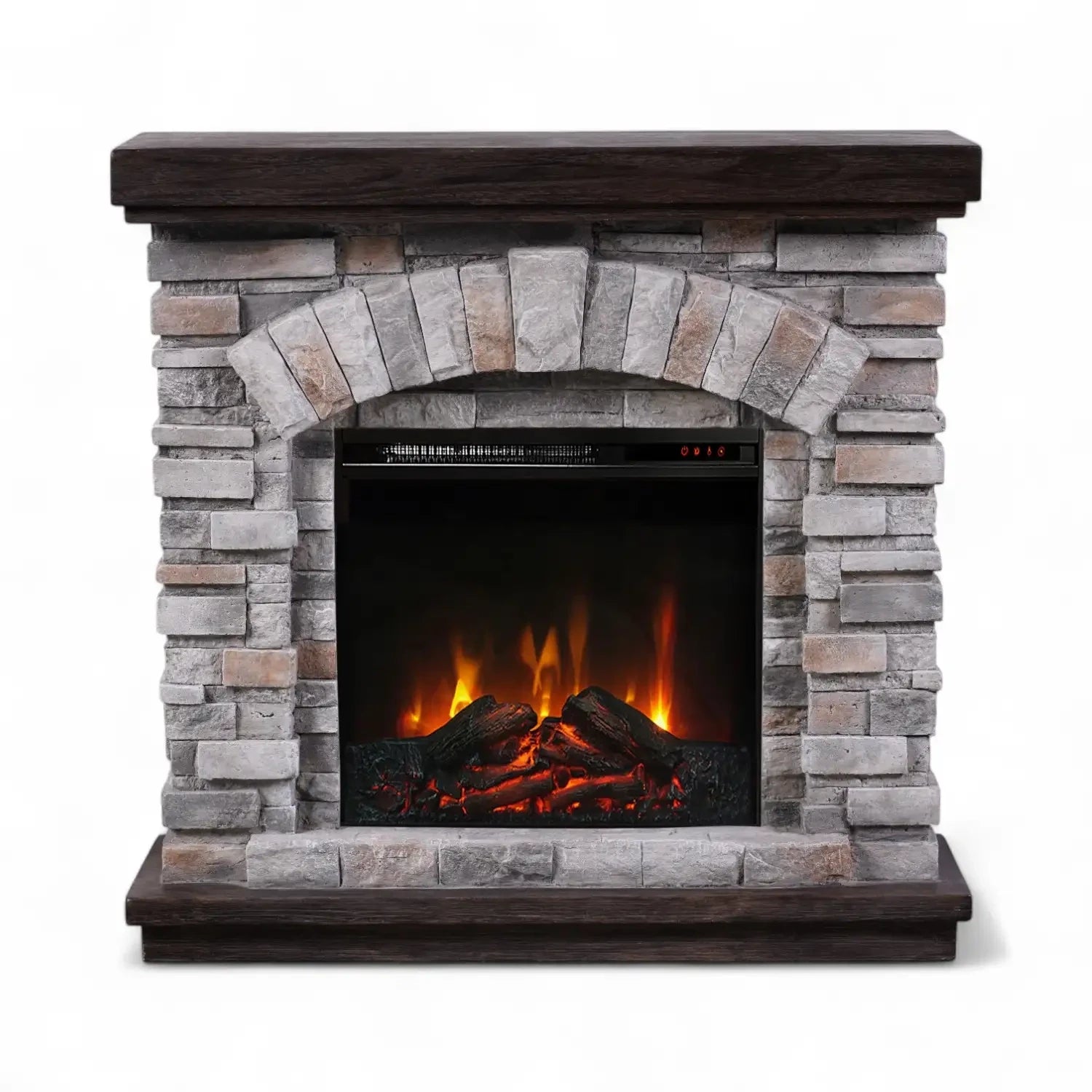 Ask - Electric Fireplace in Polystone