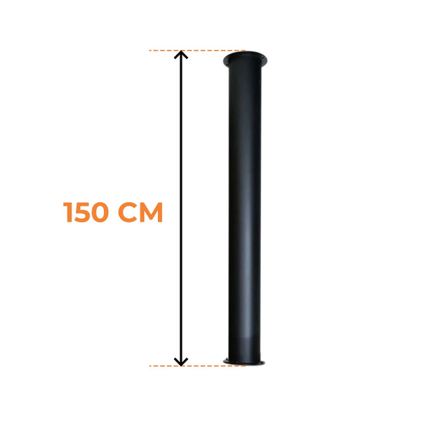Toronto Rør 150 cm - Totallængde 190 cm