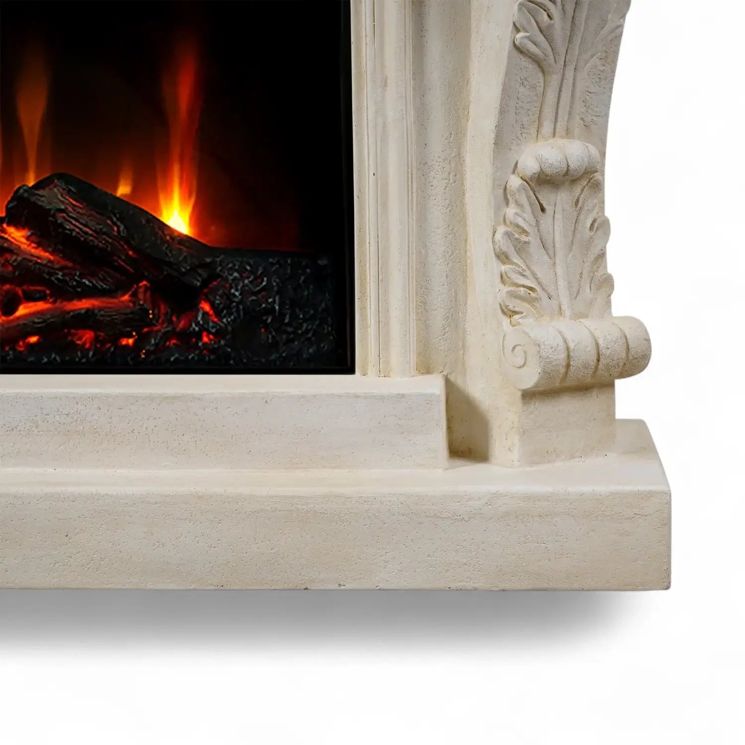 Ymir - Electric Fireplace in Polystone