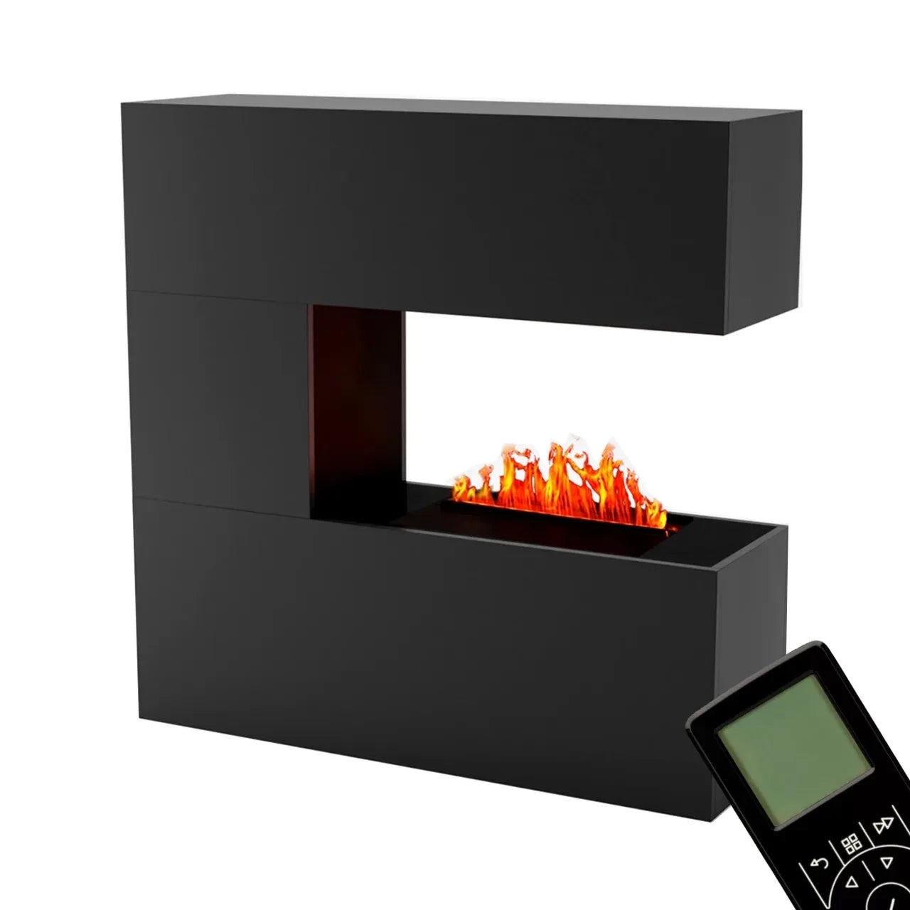 Schiller Sort - OMC 600 | Fritstående vanddamppejs