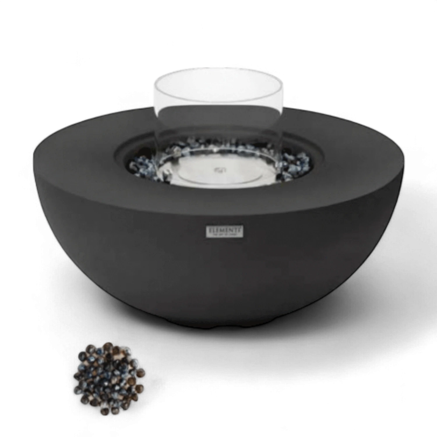 ROCA bioethanol ildbord - Slate Black