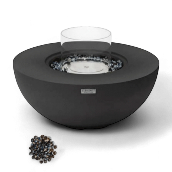 ROCA bioethanol ildbord - Slate Black