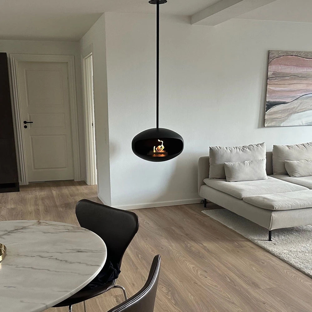 Cocoon Aeris Sort med stål loftstang