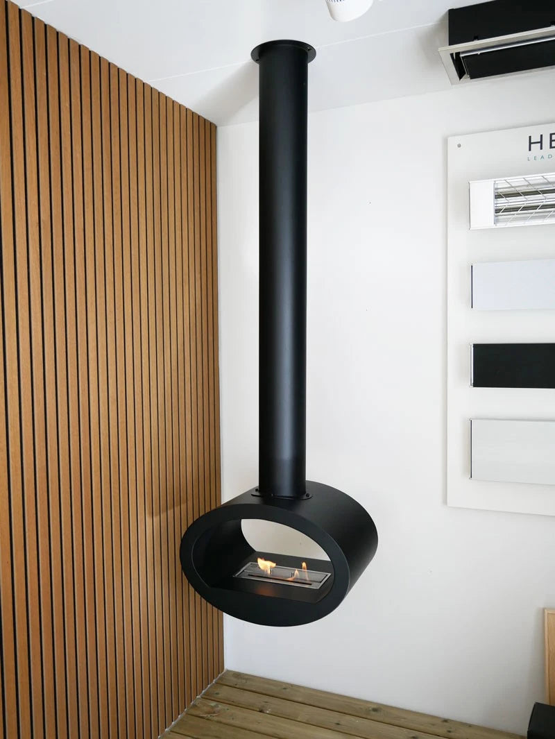 Toronto Black - 2-Sided Ceiling Mounted Biofire