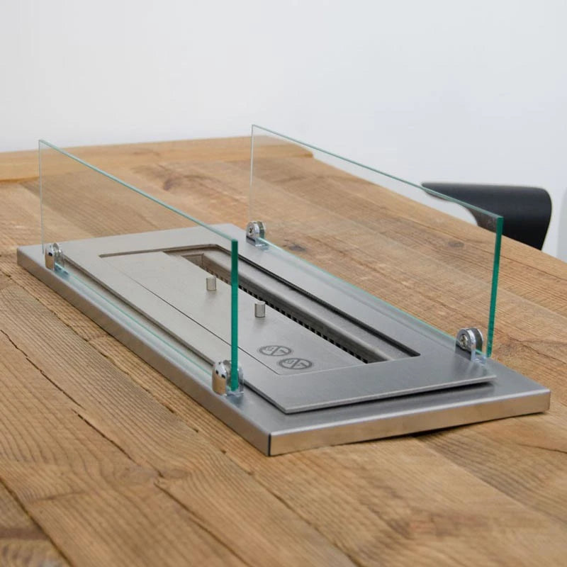 Stålramme med glas til 45 cm superior