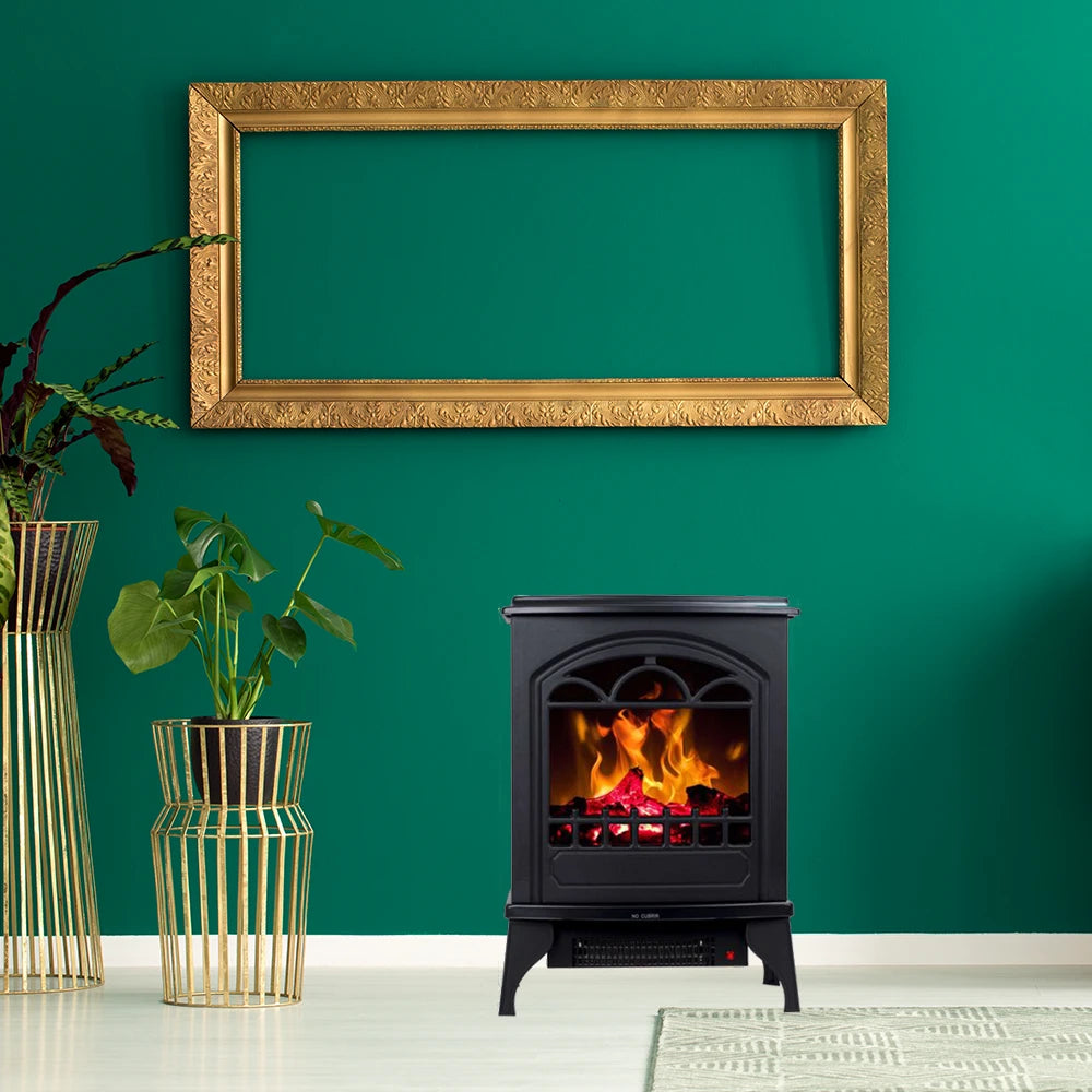 Hoover Electric Fireplace - Black