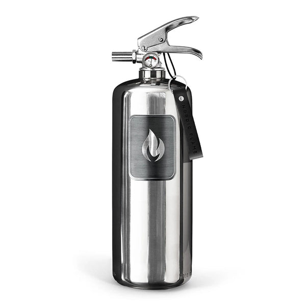Stål Brandslukker 2 kg - Poleret Stål