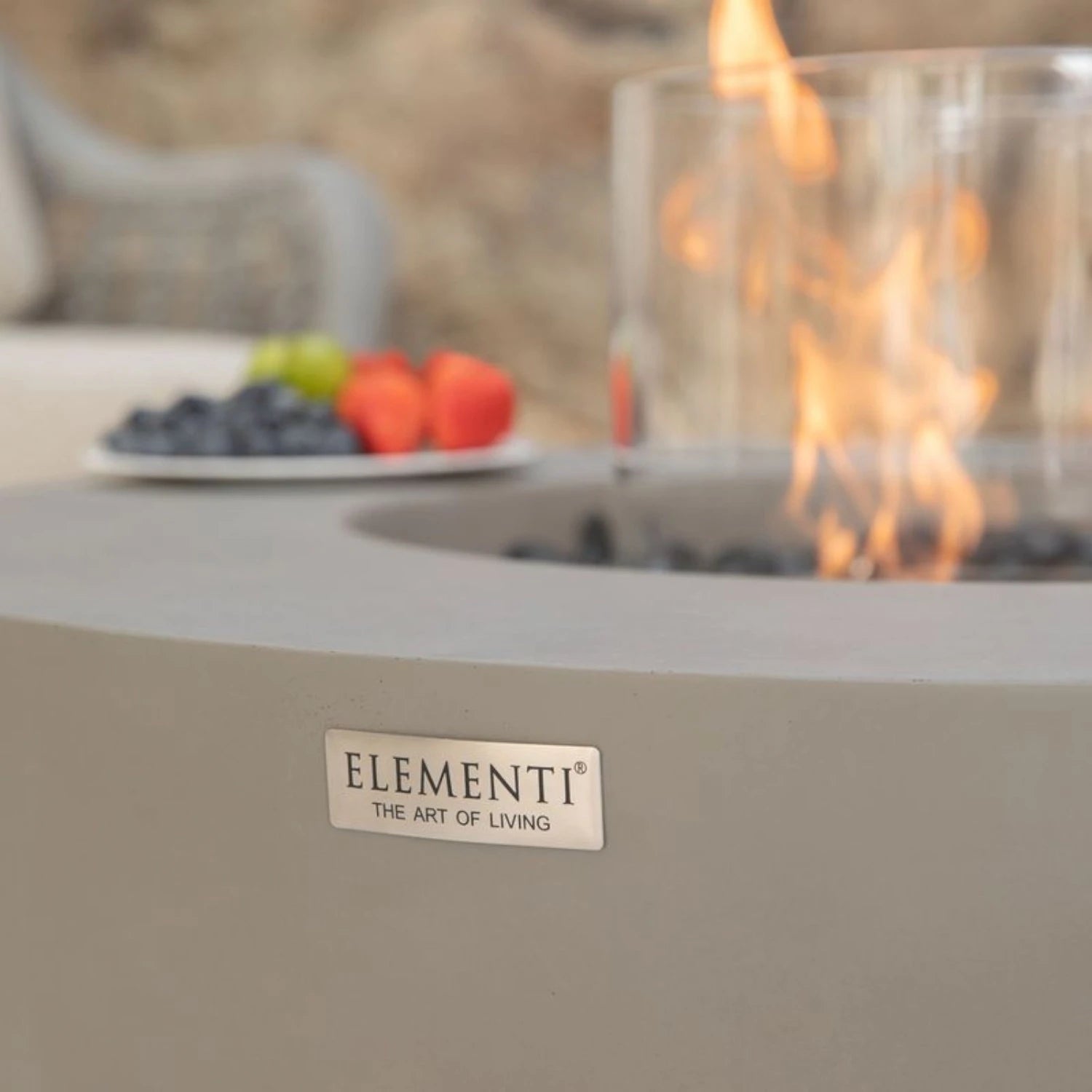 ROCA bioethanol ildbord - Space Grey