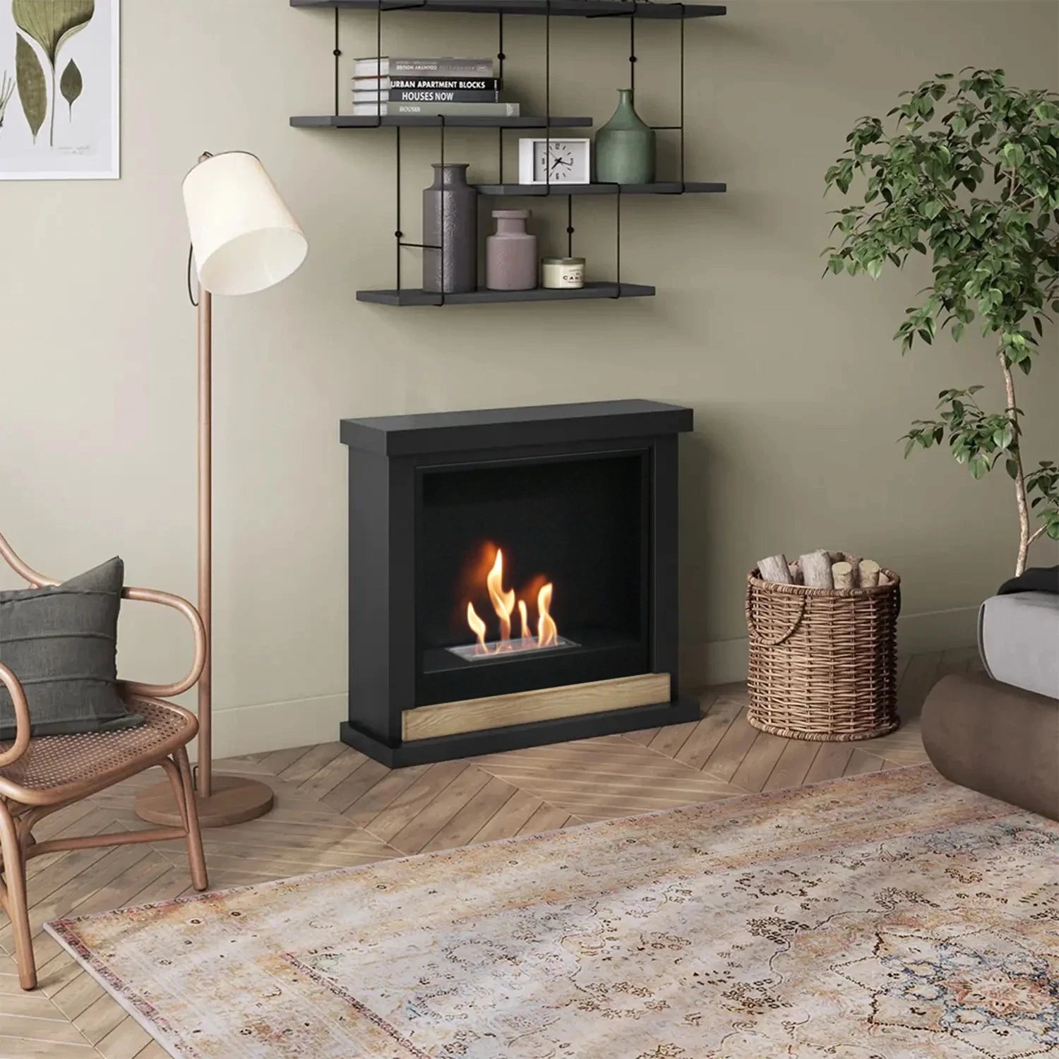 Hagen Sort Biopejs kamin