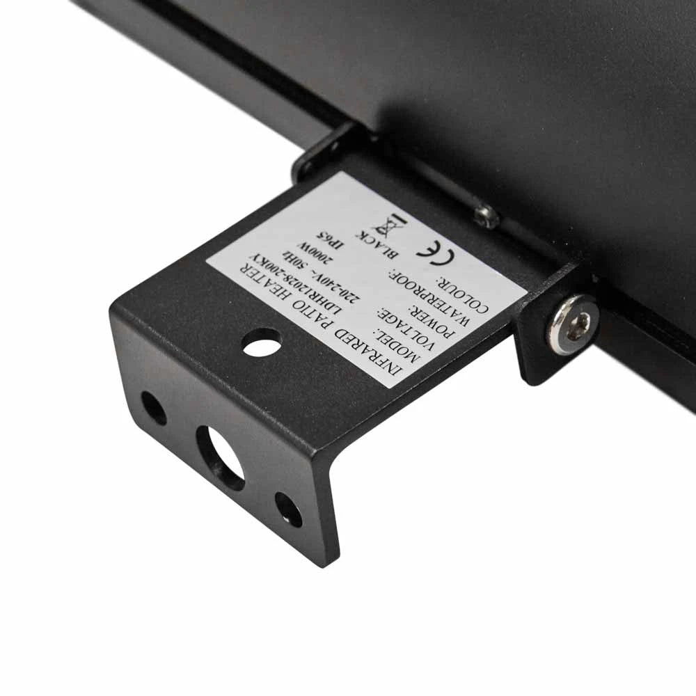 Terrassevarmer HEAT1 ECO High-line 1500W - Sort