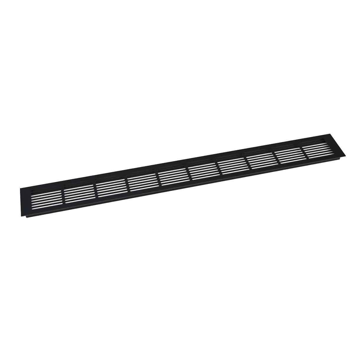 Ventilationsrist Sort - 100x11 cm - 420 cm²