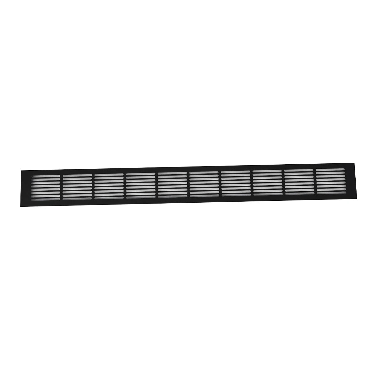 Ventilationsrist Sort - 100x11 cm - 420 cm²