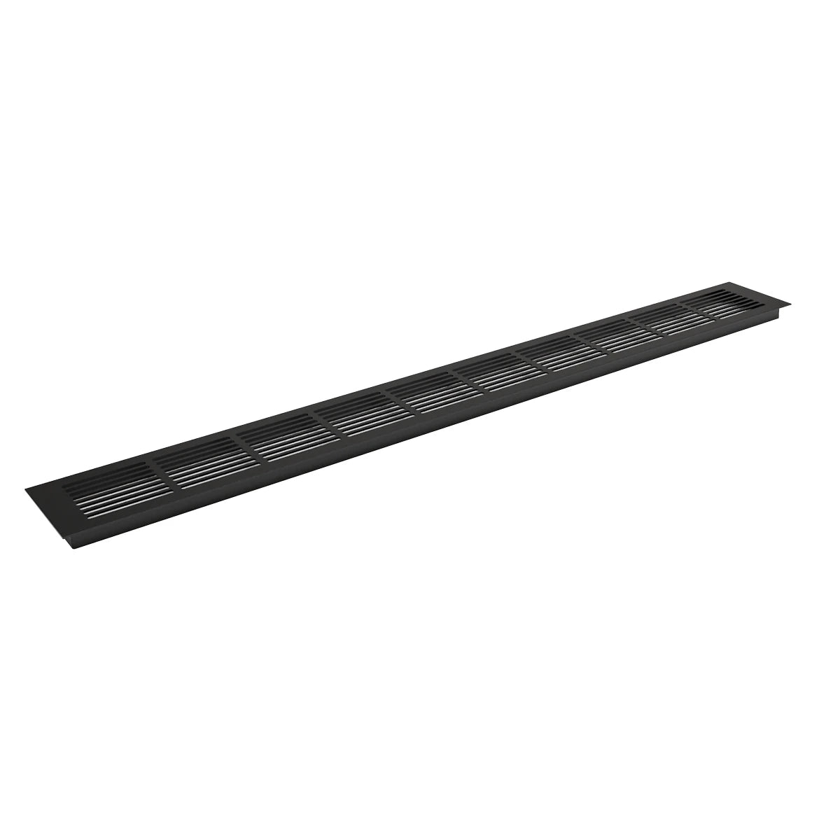 Ventilationsrist Sort - 100x11 cm - 420 cm²