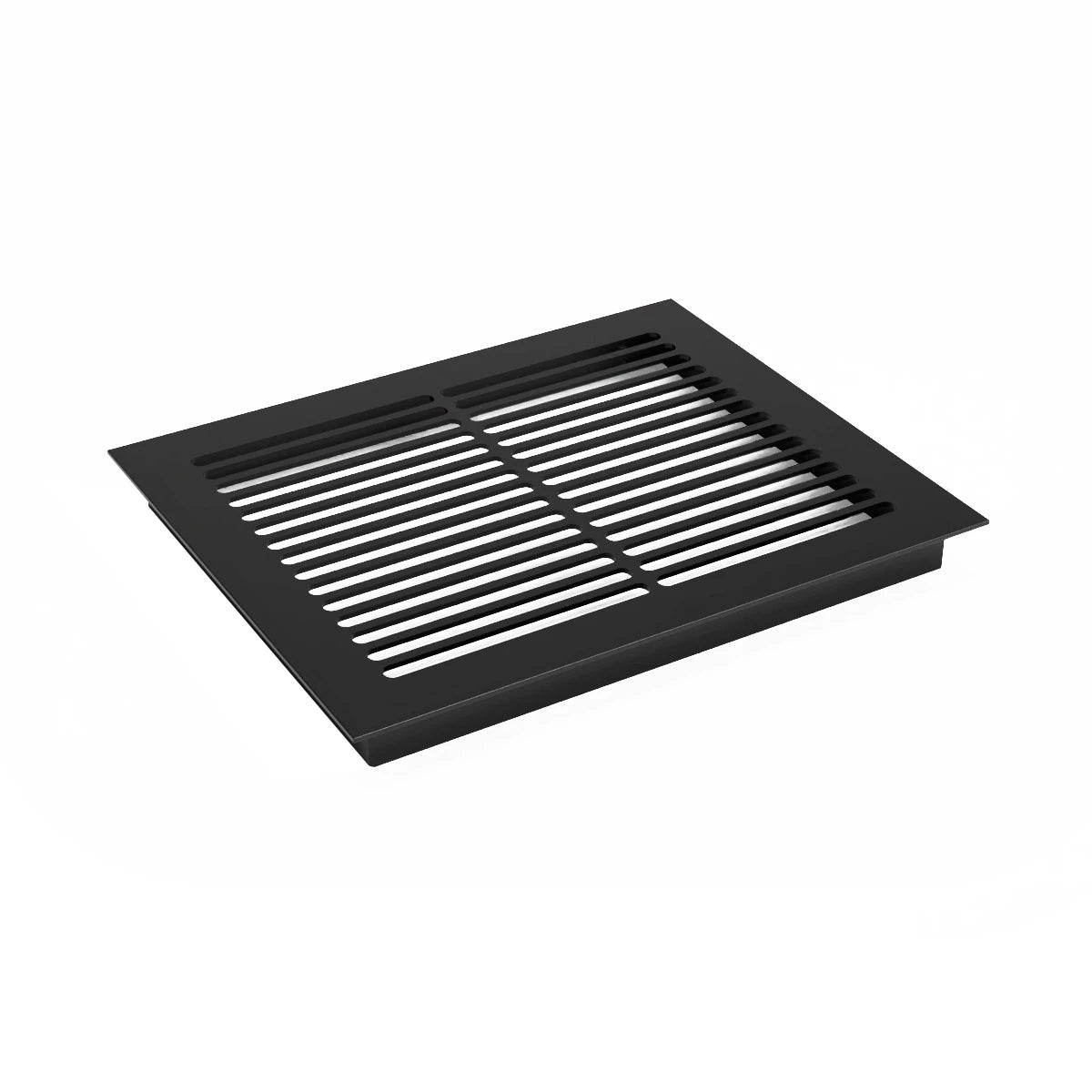 Ventilationsrist Sort - 25x20,5 cm - 210 cm²