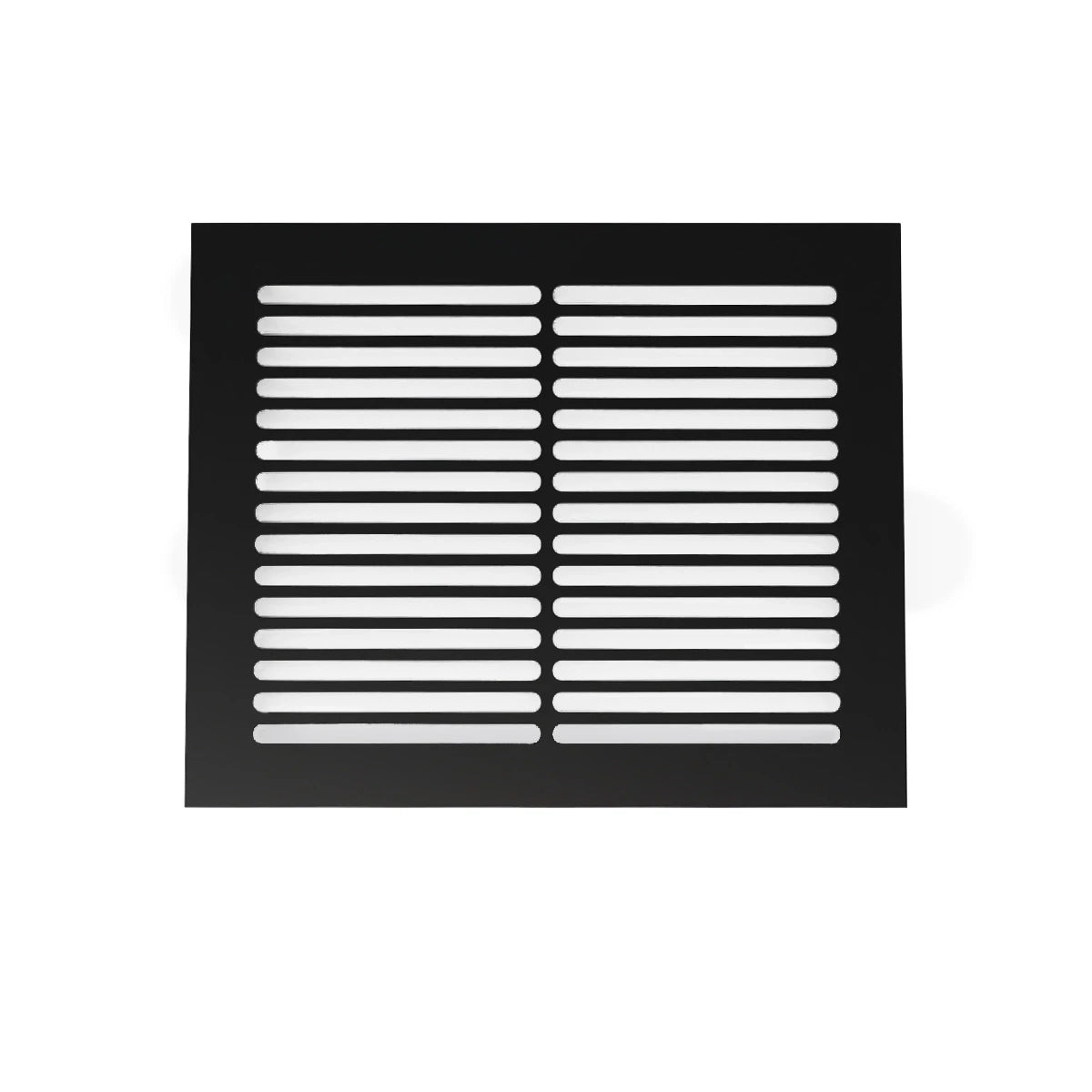 Ventilationsrist Sort - 25x20,5 cm - 210 cm²