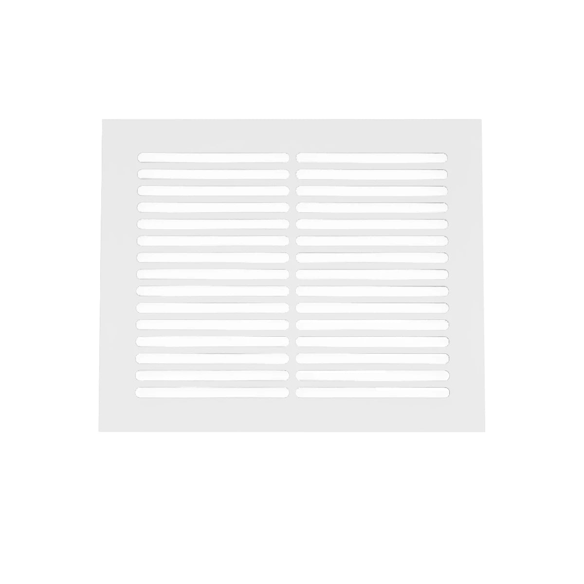 Ventilationsrist Hvid - 25x20,5 cm - 210 cm²