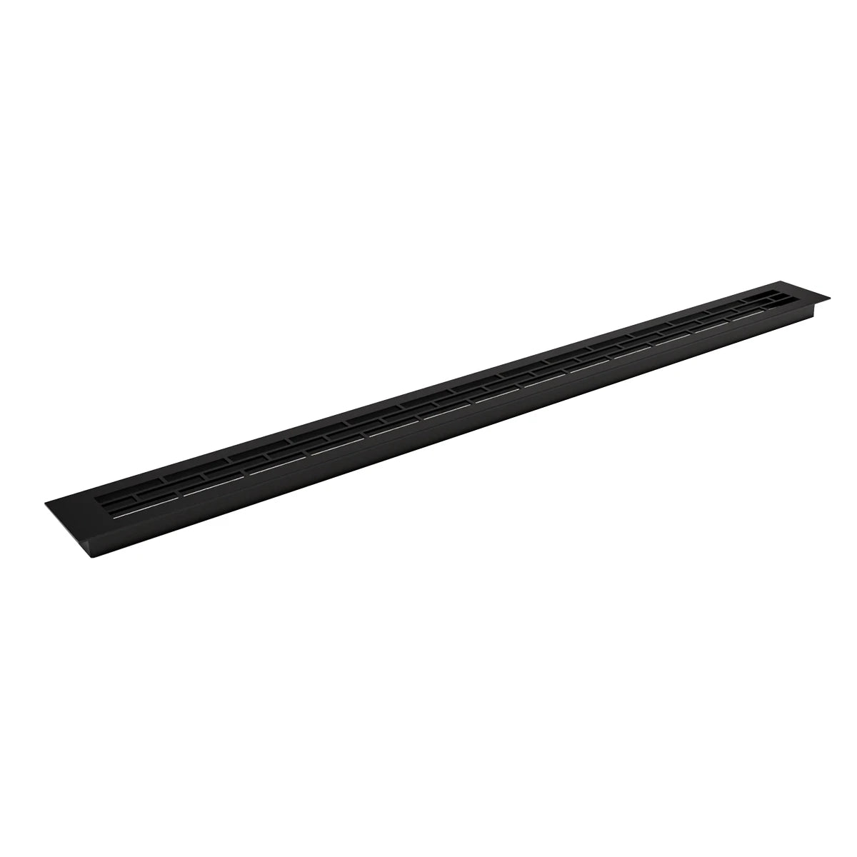 Ventilationsrist Sort - 80x6,5 cm - 210 cm²