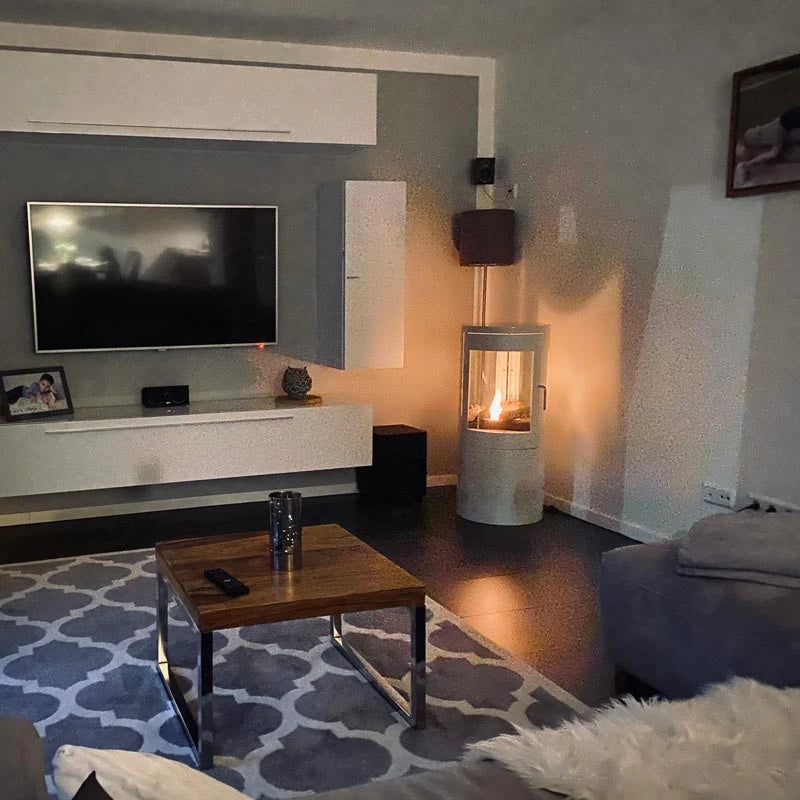 Columbus i hvid med 360 grader flammesyn